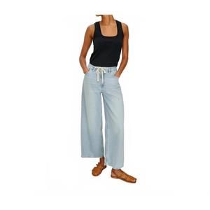 NEW RAILS angeleno wide leg crop in blue